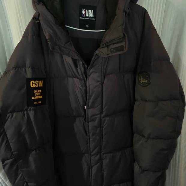 NBA 골든스테이트 워리어스 빅사이즈 패딩