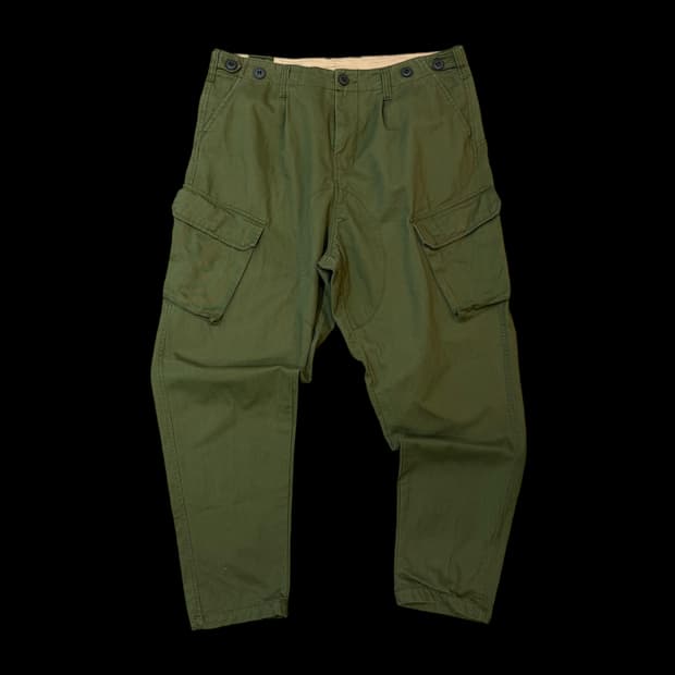 Olive Military Cargo Pants