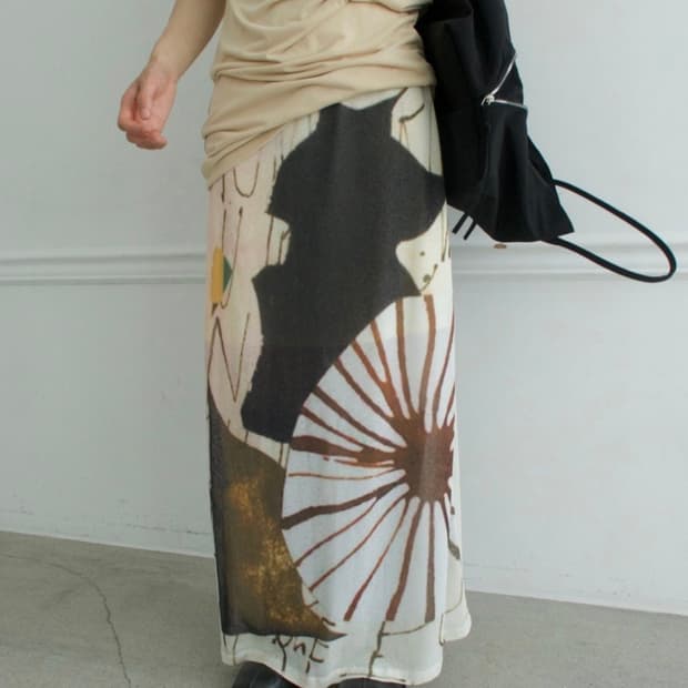 뮤로우 KLIMT SHEER SKIRT 새상품