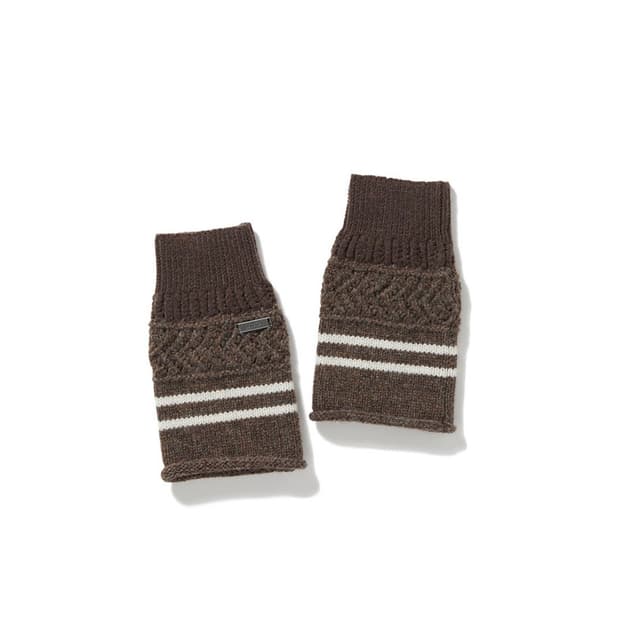 (새상품) 정가17 퍼버즈 니트 슬리브 커프 브라운 장갑