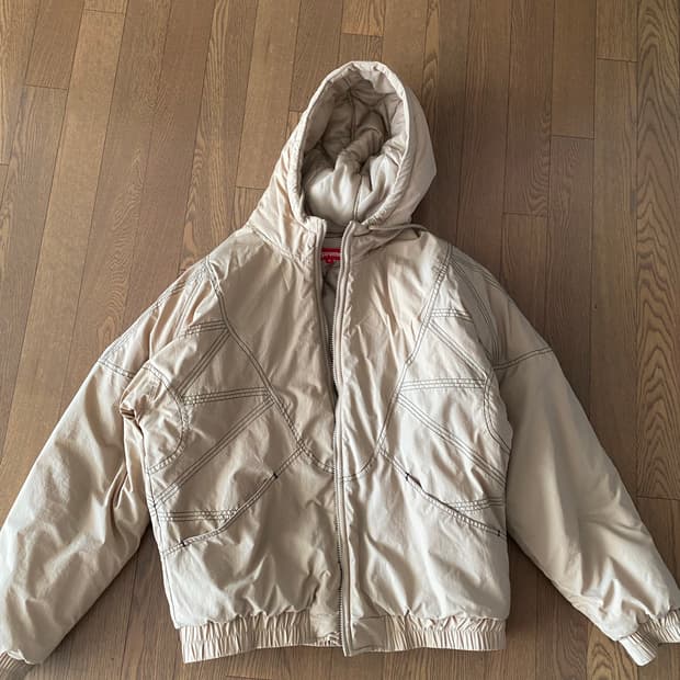 슈프림 지그제그 플러피 자켓M