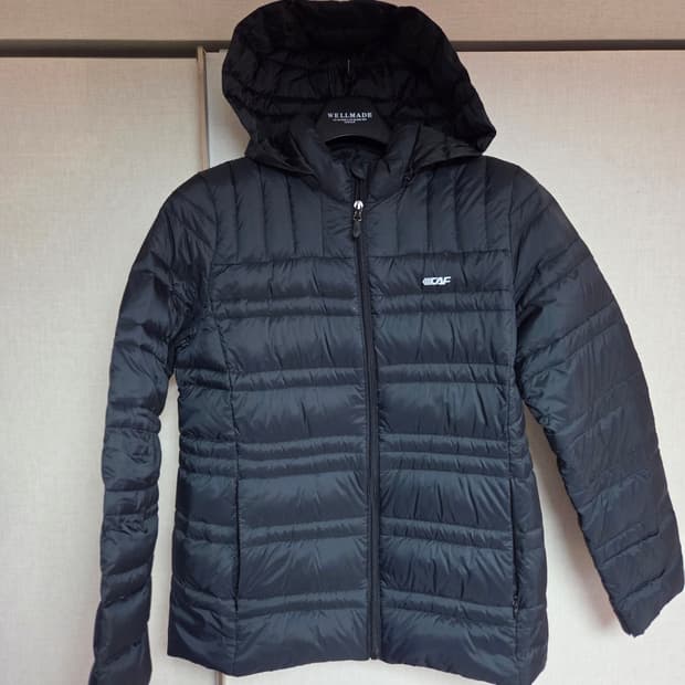 ECAF 경량 패딩 점퍼 블랙95