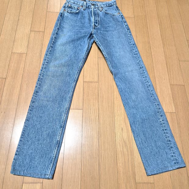 여성 90s 리바이스 501 청바지