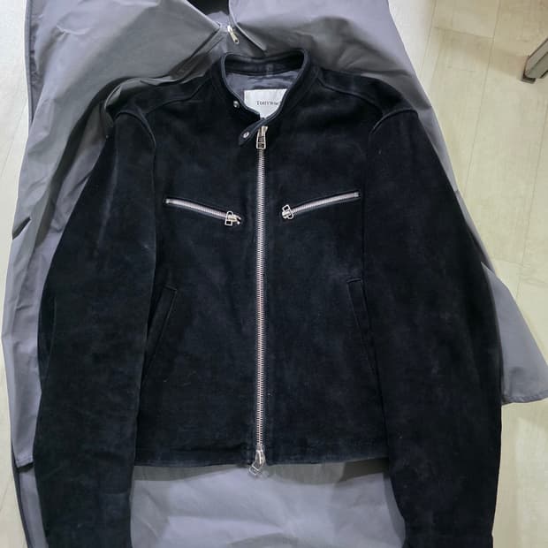 토니웩 카프레이서 카우하이드 스웨이드 자켓 M