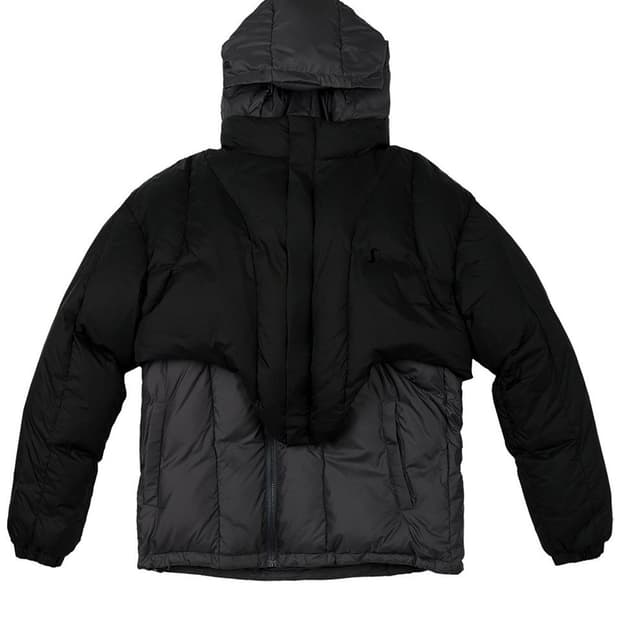 OJOS 오호스 레이어드 볼레로 패딩 / 블랙 / 2사이즈