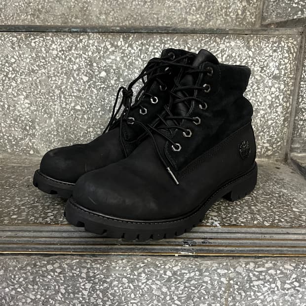팀버랜드 롤탑 블랙 부츠