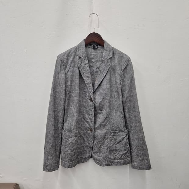띠어리 여성 린넨 블레이저 자켓 4