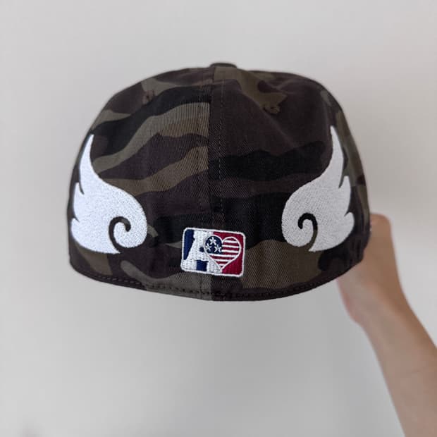 AEAE AE SYMBOL ANGEL WING CAP [CAMO] 