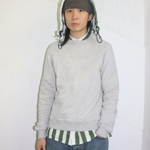 써네이 버튼 디테쳐블 후디 스웨트셔츠