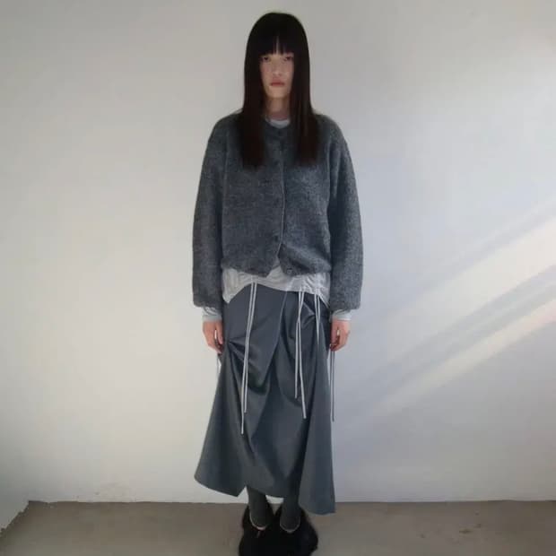 텍스처서울 셔링티셔츠 그레이