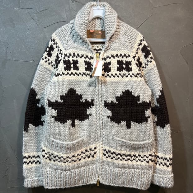 [M] KANATA 카나타 빈티지 캐나다 코위찬 스웨터 