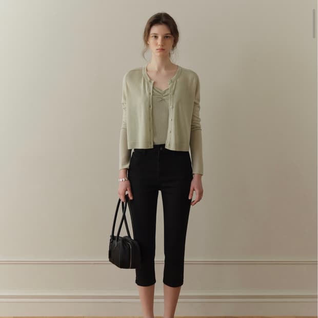 포유온 카프리팬츠 Clea Capri pants 블랙(40)