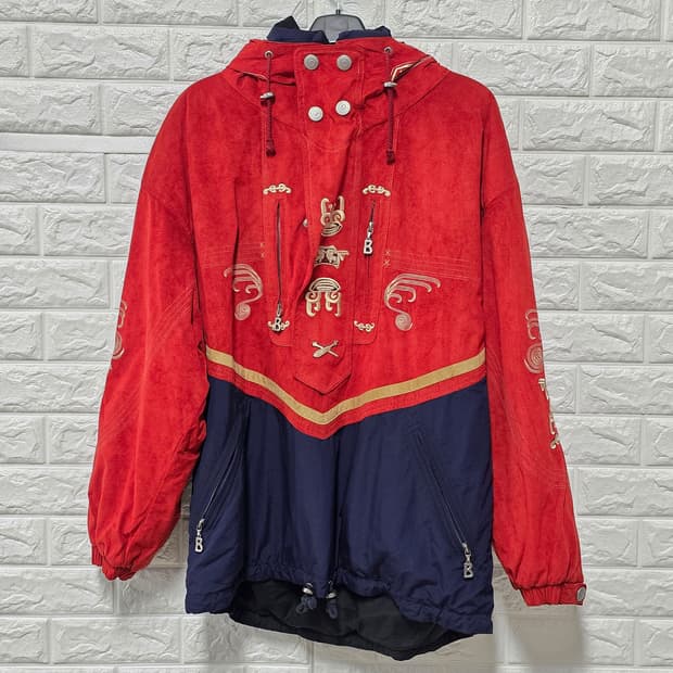 택포// 보그너 자켓 M 레드/네이비 아노락