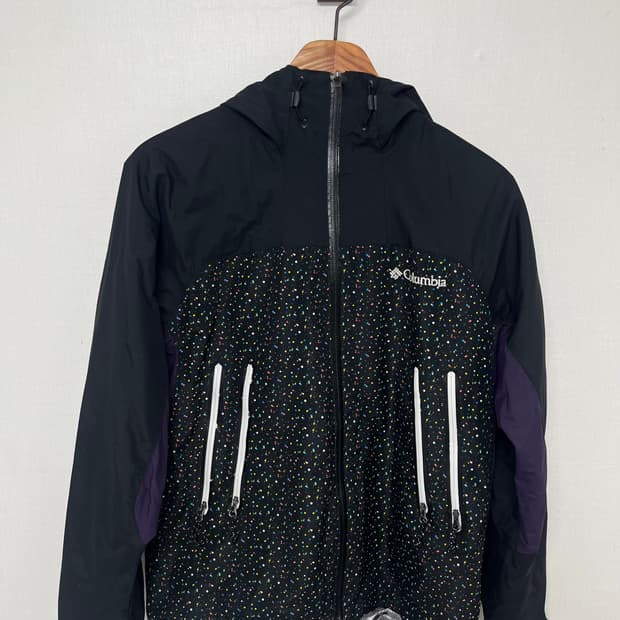 [xs] 컬럼비아 일본판 땡땡이 바람막이