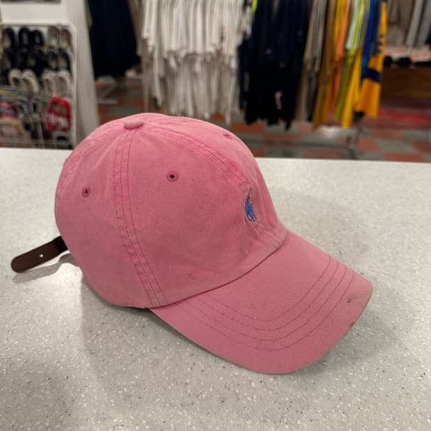 폴로 핑크캡