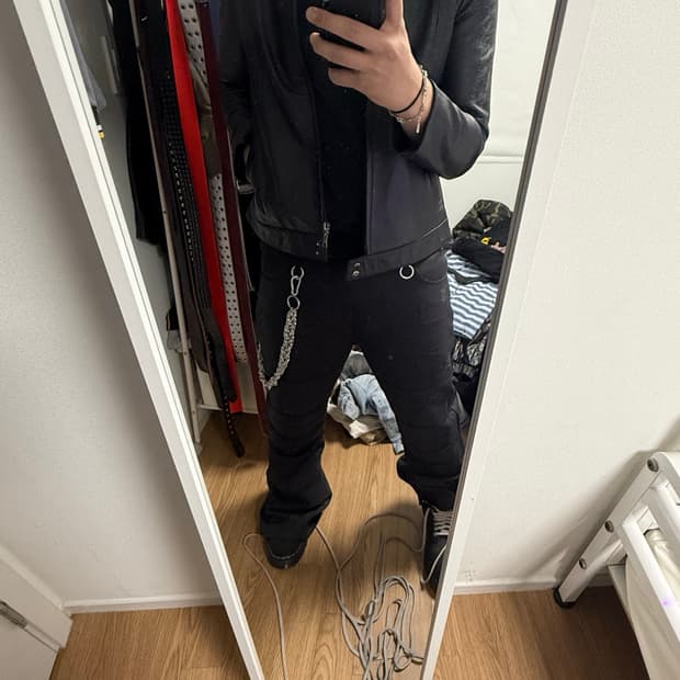 빈티지 레더자켓