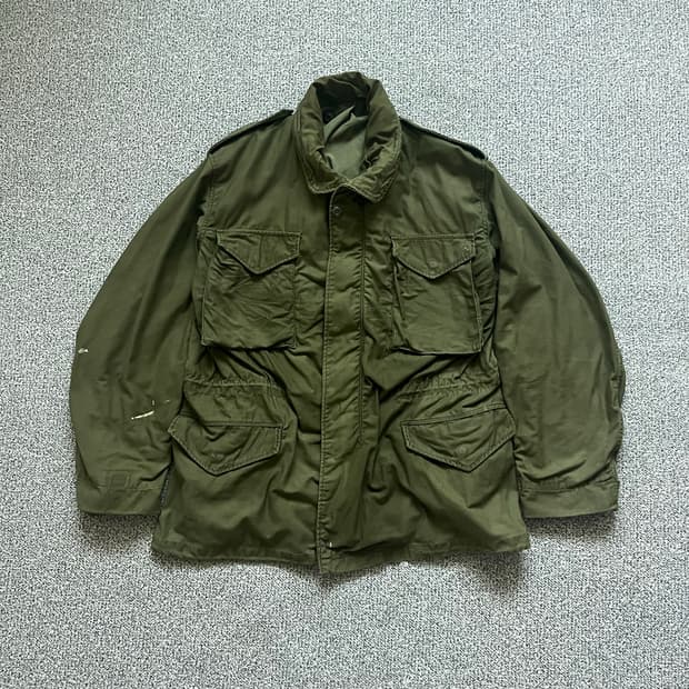 1967 USA 오리지널 M-65 필드 자켓 2세대 M-R