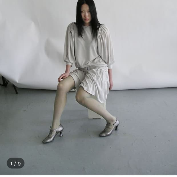 에옹쓰 아르누보 드레스 세이지그린