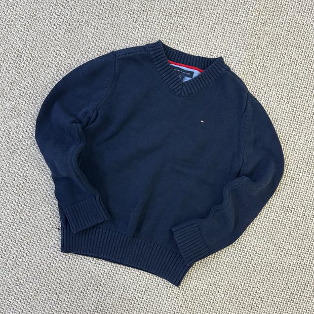 S/P 타미힐피거 키즈 브이넥 니트 0316D