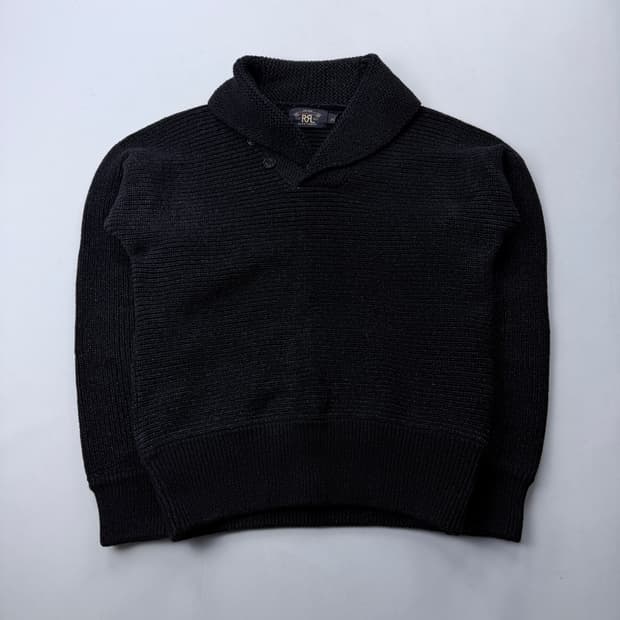 RRL 더블알엘 피셔맨 숄카라 니트 스웨터