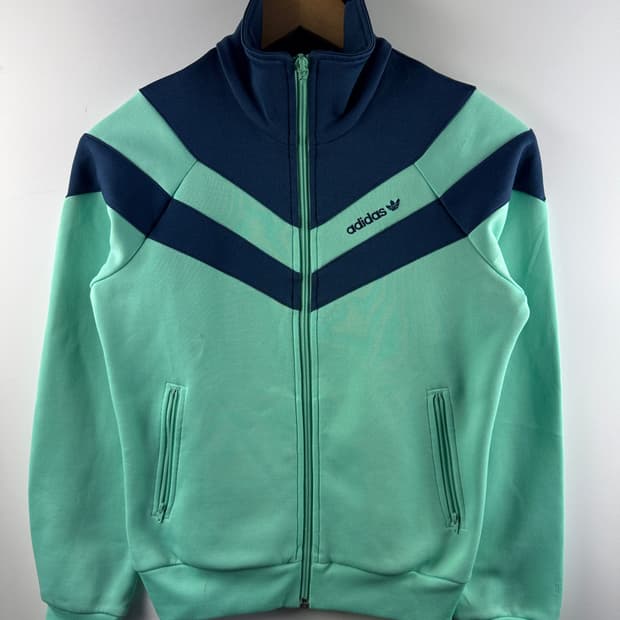 아디다스 네이비민트 딱붙 트랙져지1789