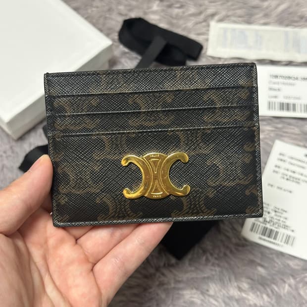 [풀구성] 셀린느 트리옹프 카드지갑 탠