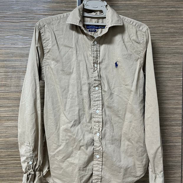 폴로 릴렉스드핏 베이지 셔츠 xs