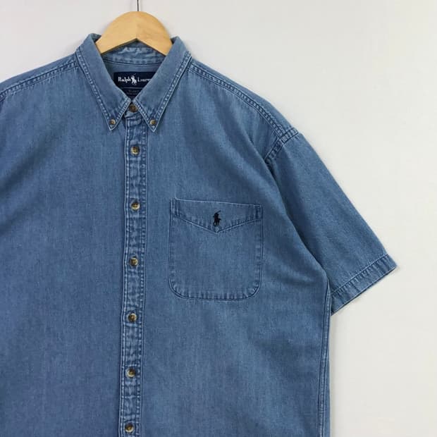 105 폴로 데님 셔츠