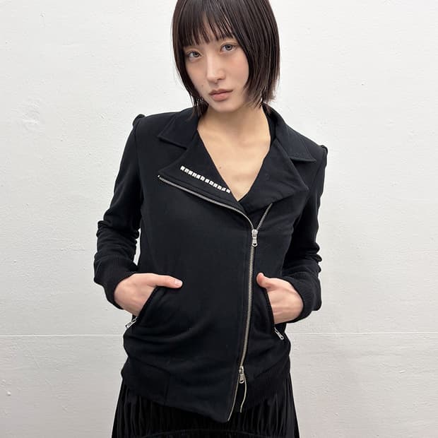 파트리지아 페페 로고 스터드 자켓