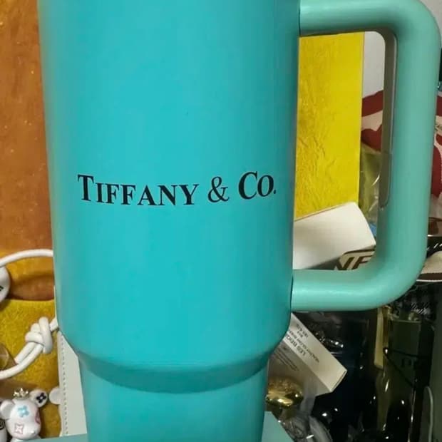 티파니앤코 텀블러 민트색