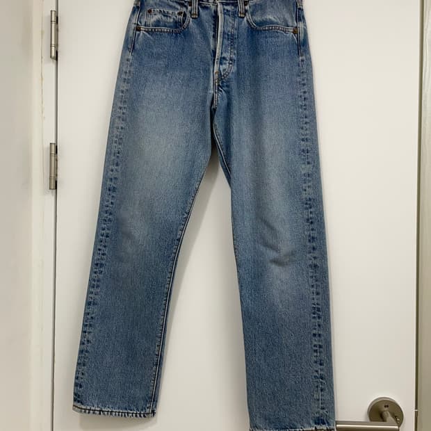 오어슬로우 청 팬츠 105w xs