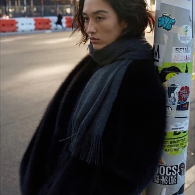 구해요) 오프니스 openess 퍼자켓 블랙