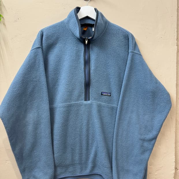 파타고니아 신칠라 마수피얼 하프집업 90s 스카이블루 xl