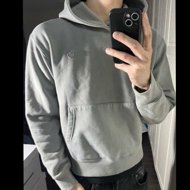 [95] ADIDAS 아디다스 크롭 후드티