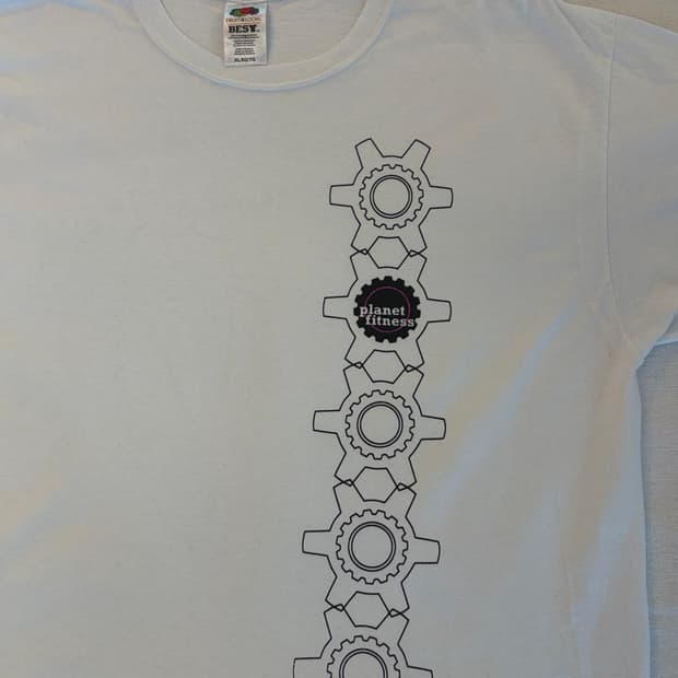 포트앤컴퍼니 퍼플 레츠고 브랜든 프린팅 반팔티 (XL)