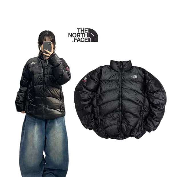 노스페이스 써밋시리즈 고프코어 덕다운 경량패딩 블랙