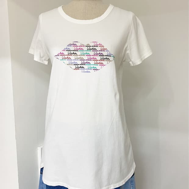 Sonia Rykiel 립로고 반팔T