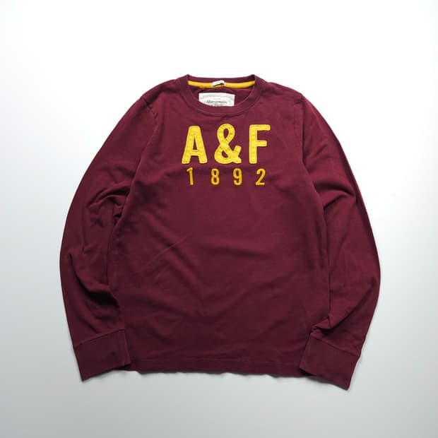 아베크롬비 y2k 빈티지 빅로고 롱슬리브 (M)