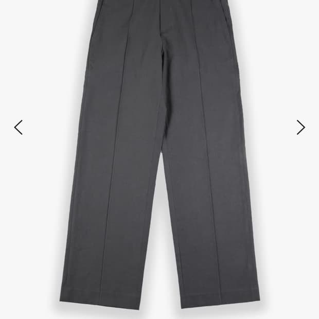 Stitch crease trouser (charcoal) 2사이즈