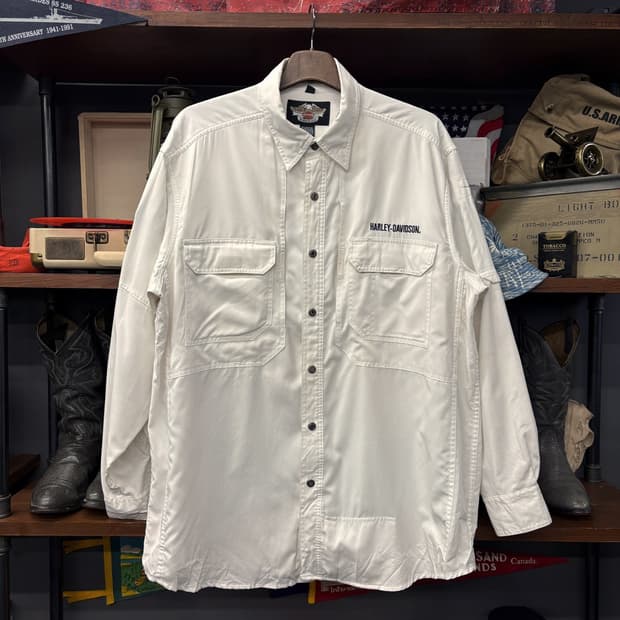 00s 할리데이비슨 유틸리티 라이더 셔츠 히든포켓 라이딩기어 N734