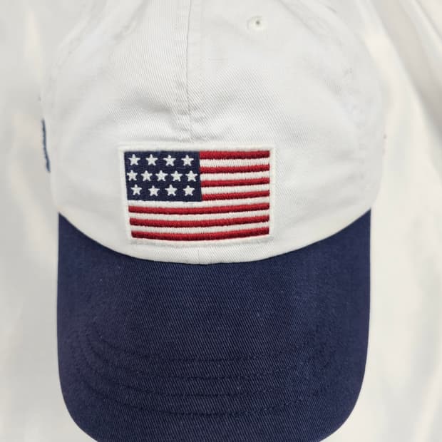 폴로성조기모자