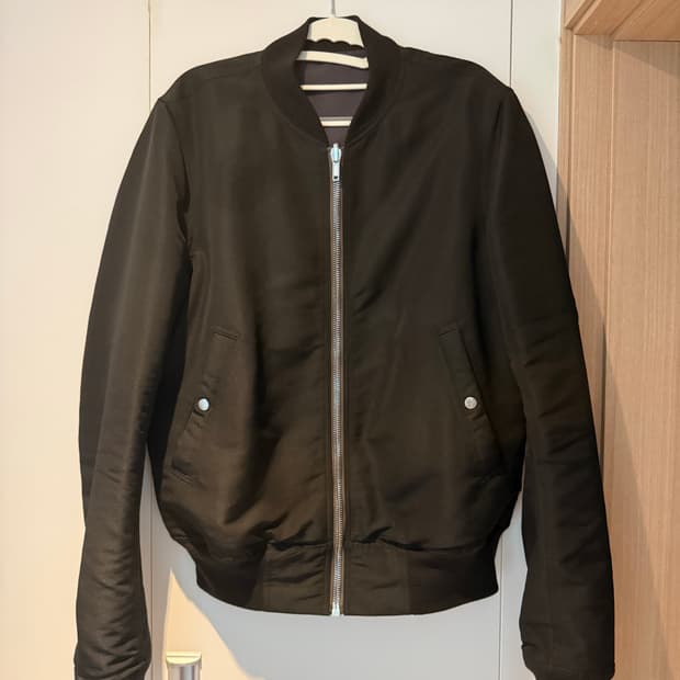 릭오웬스 21ss 플라이트 봄버 자켓 50sz