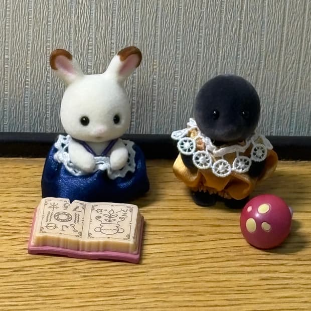 실바니안 매직파티 두더지 ,토끼