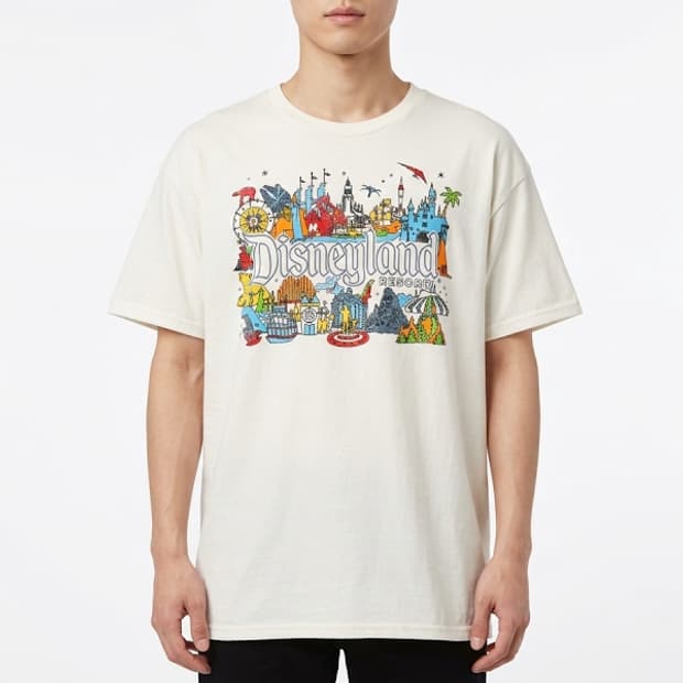 2002년 빈티지 Disney Land 리조트 티셔츠