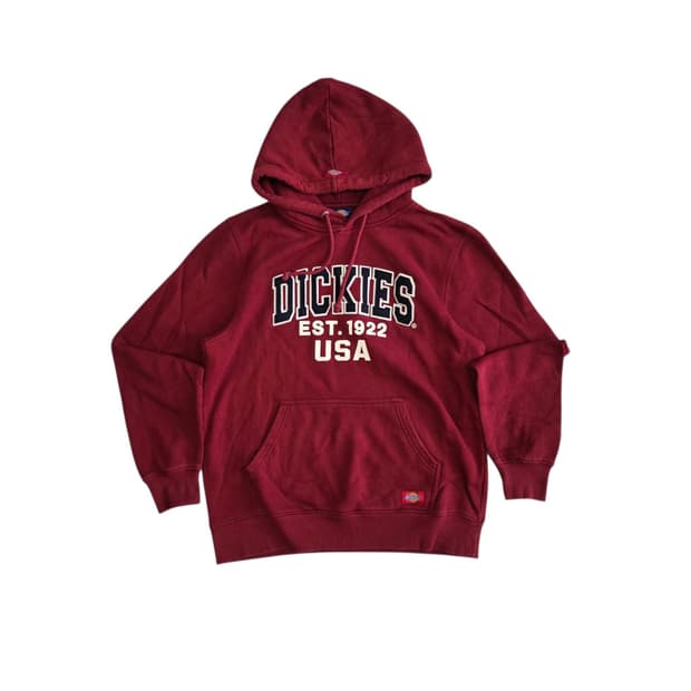 Dickies 디키즈 올드스쿨 빈티지 버건디 후드 티셔츠