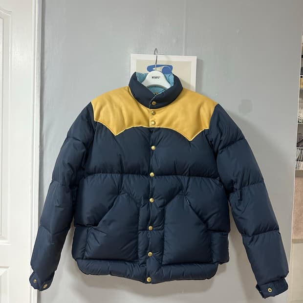 록키마운틴페더베드 다운자켓 44 네이비