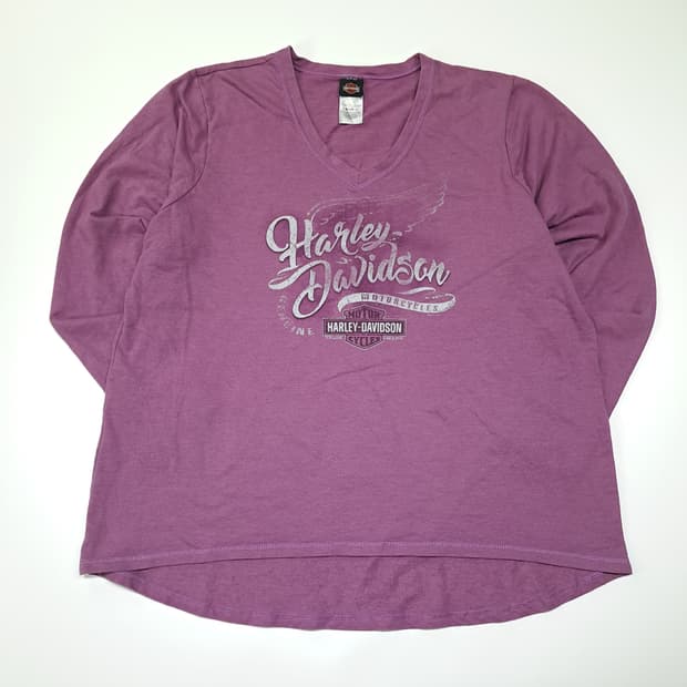 CL558 XL 할리데이비슨 2017 APOL'S 미네소타 퍼플 티셔츠