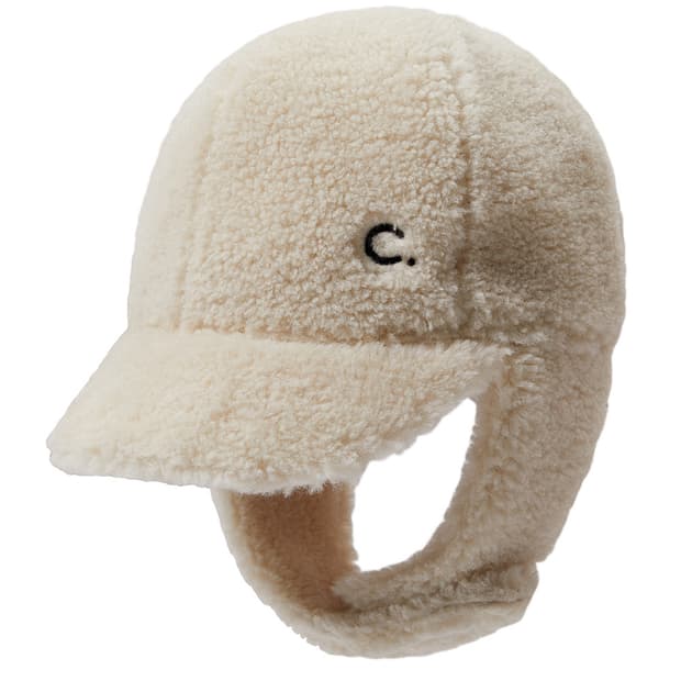 클로브 테디햇 Logo Teddy Hat Beige