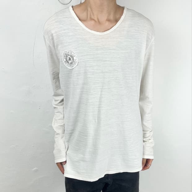 Burberry Black Label Slub Cotton Long Sl