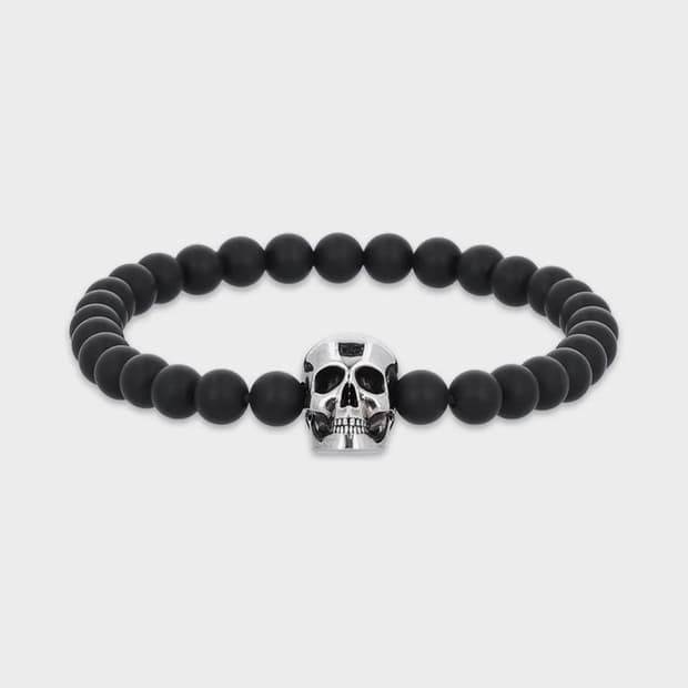 알렉산더 맥퀸 스컬 비즈 팔찌